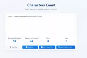 Characters Count