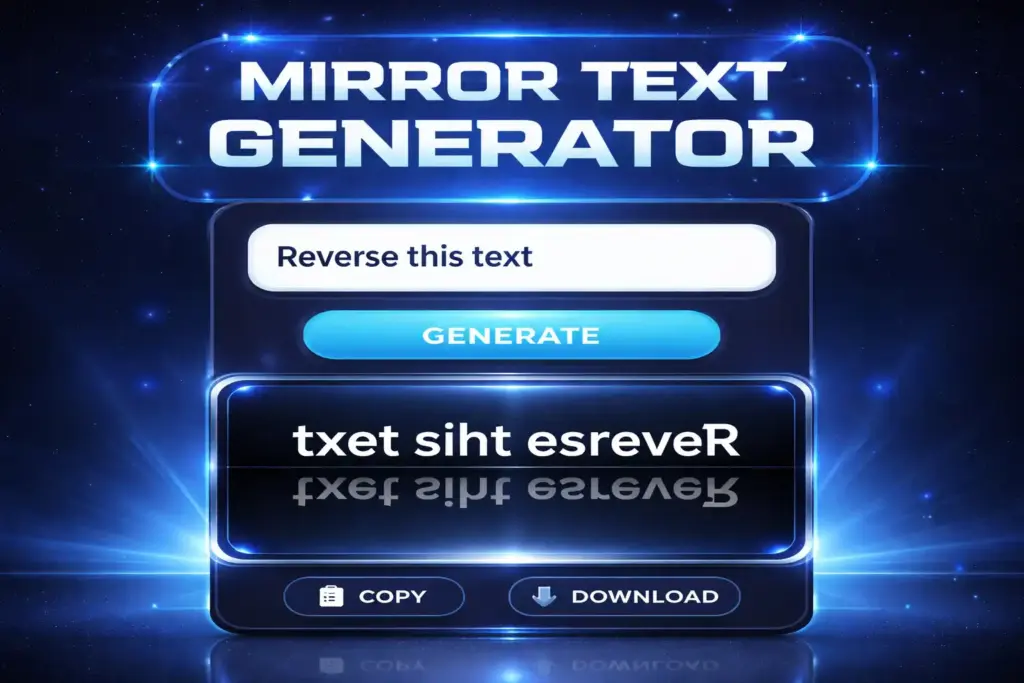 Mirror Text Generator