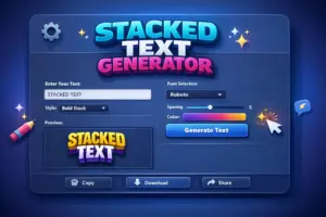 Stacked Text Generator