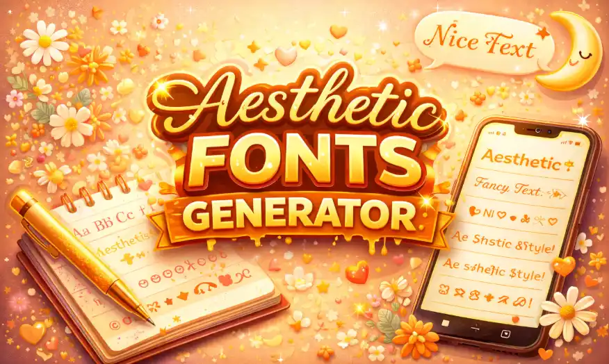 Aesthetic Fonts Generator