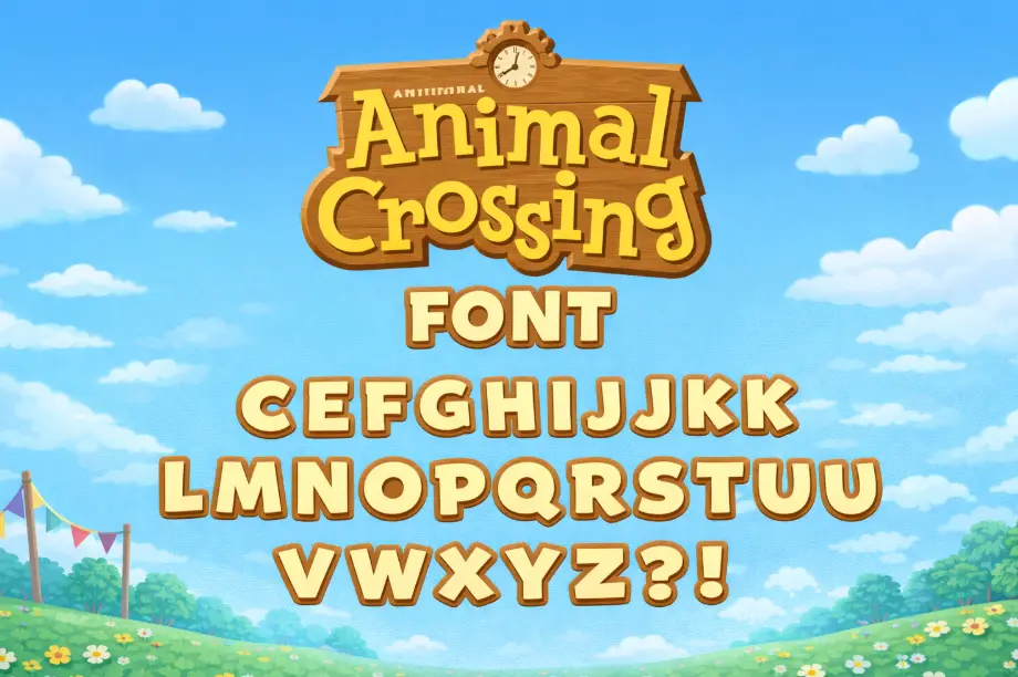 Animal Crossing Font Generator