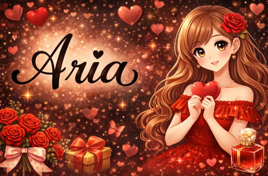 Aria Name With Stylish Fonts