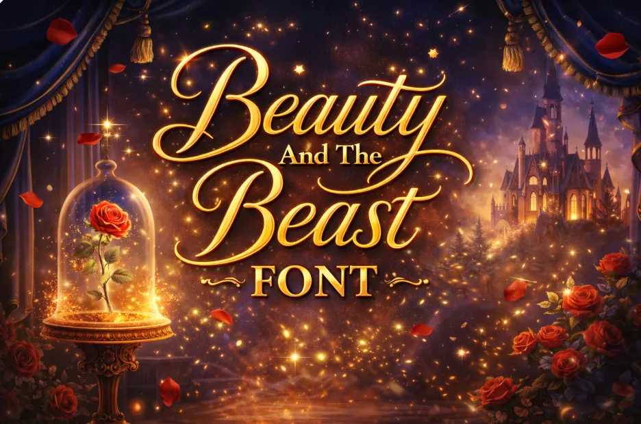 Beauty And The Beast Font