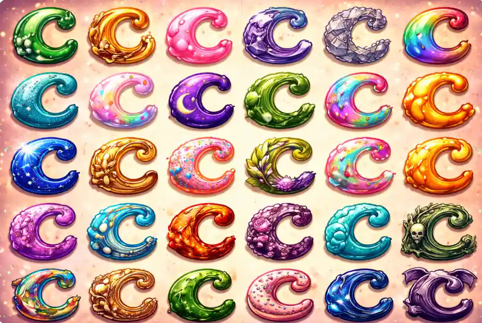 C in Different Fonts