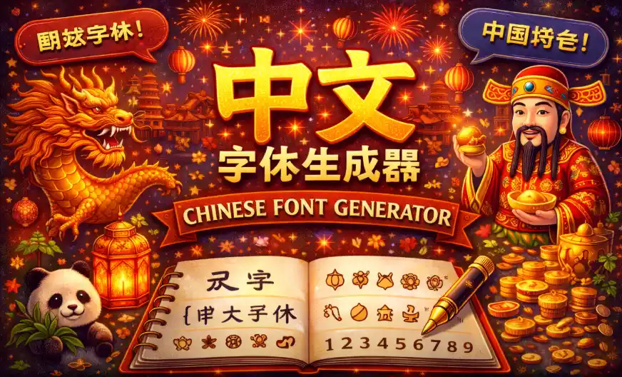 Chinese Font Generator