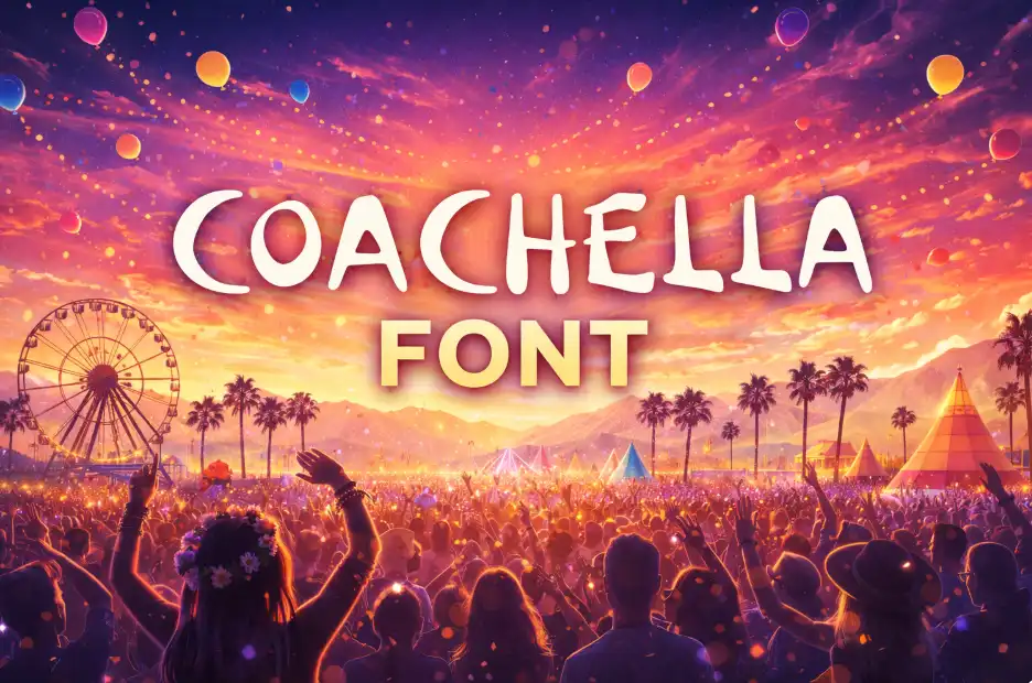 Coachella Font Generator