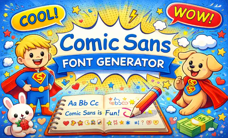 Comic Sans Font Generator
