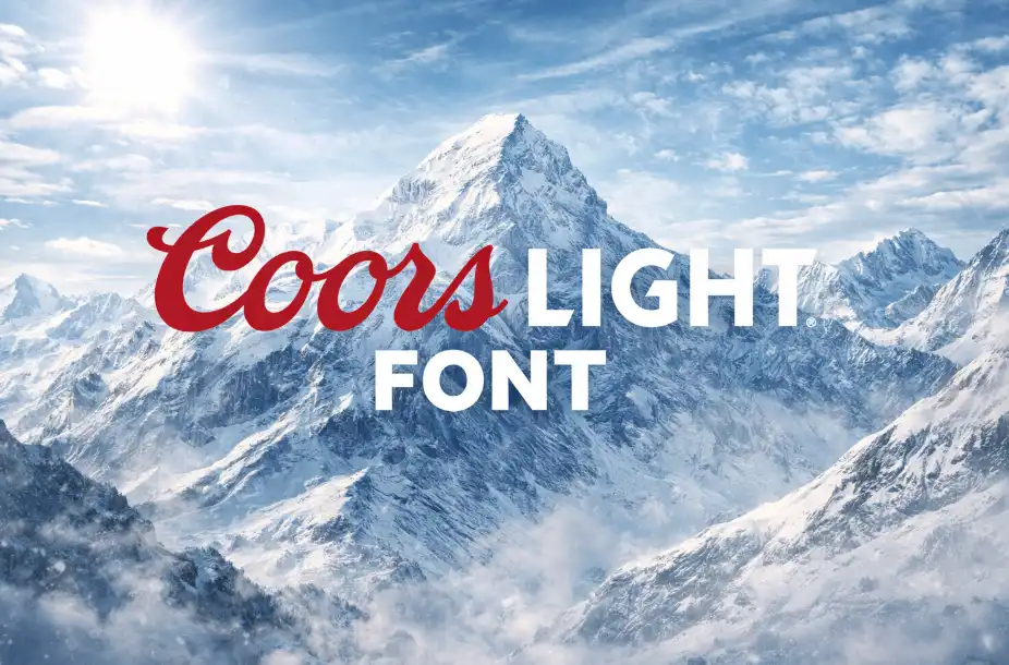 Coors Light Font Generator