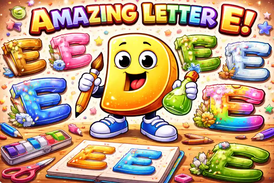 E in Different Fonts