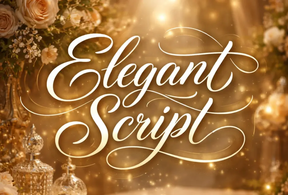 Elegant Cursive Font Generator