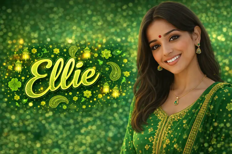 Ellie Name Creator with Fancy Text