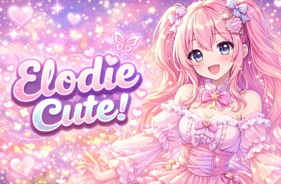 Elodie Cute Fonts for Cute Girl Name
