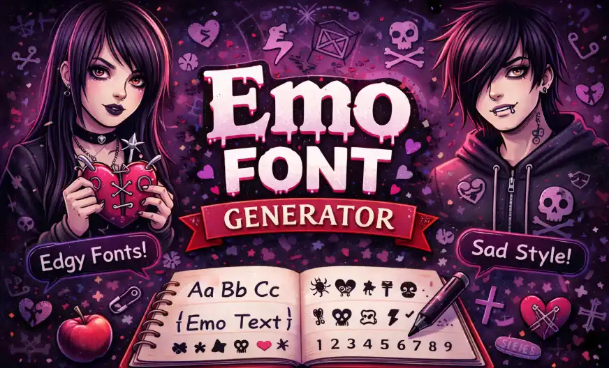 Emo Font Generator