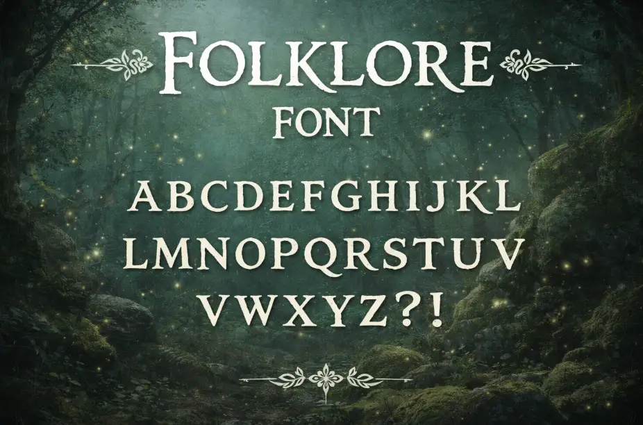 Folklore Font Generator