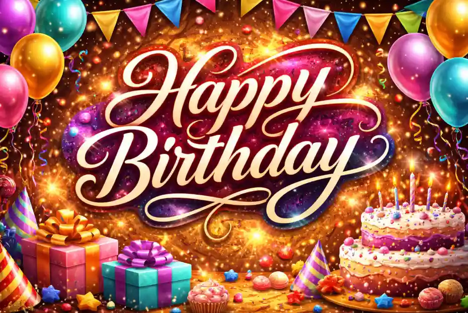 Happy Birthday Font