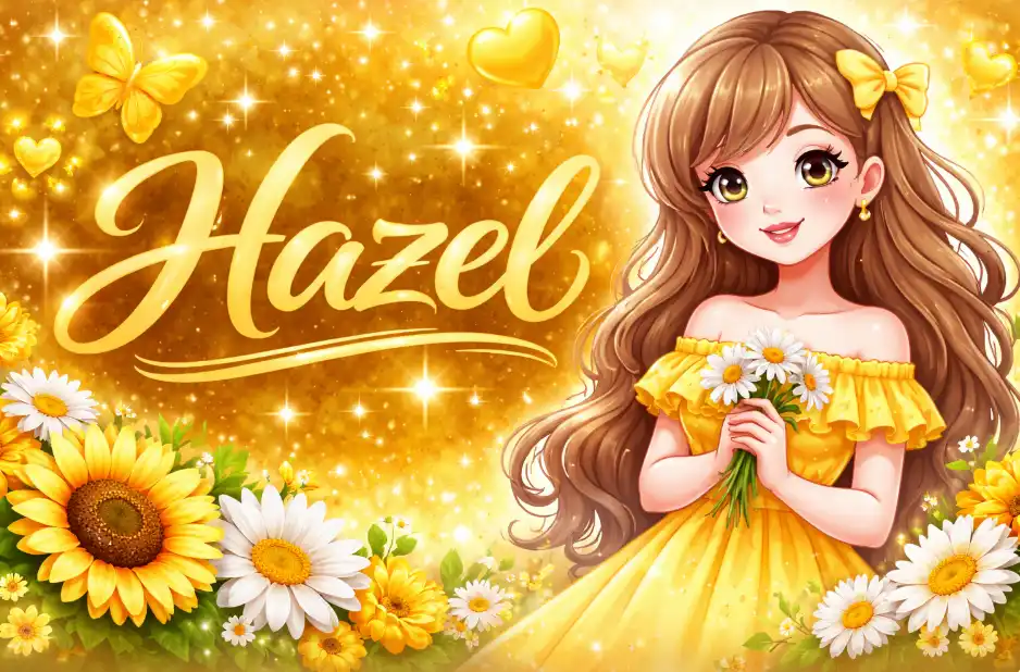 Hazel Name Font Styles