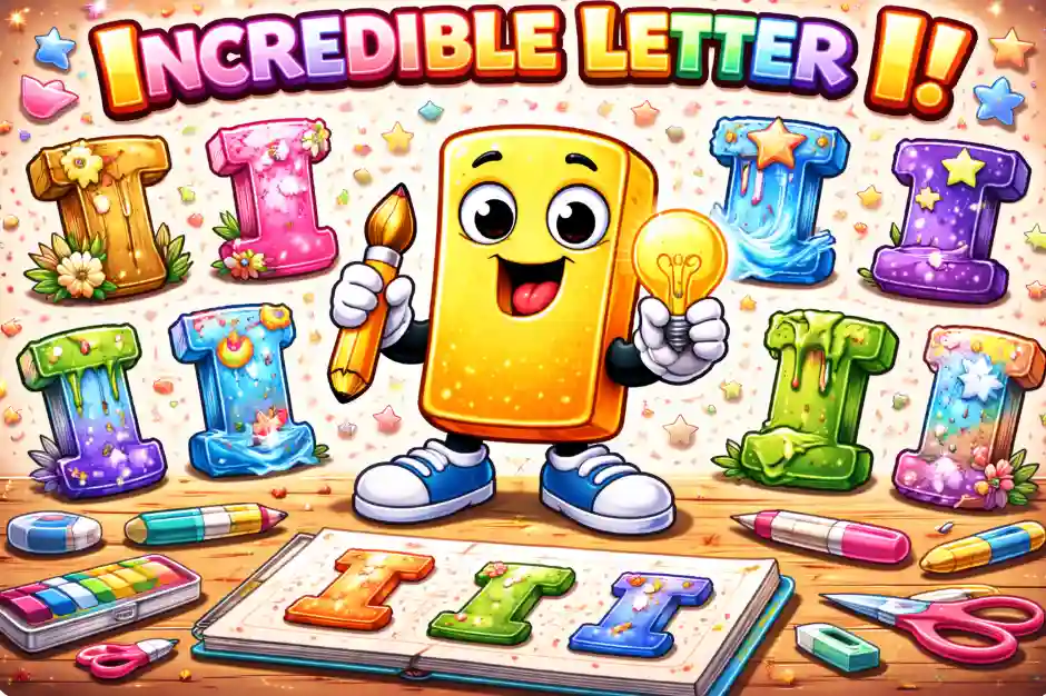 I in Different Fonts