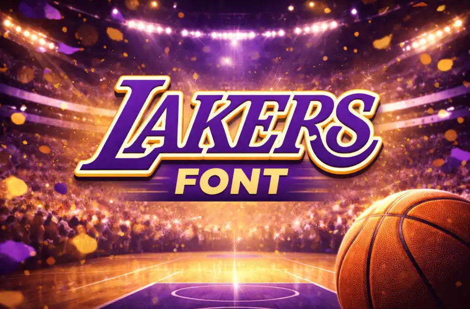 Lakers Font Generator