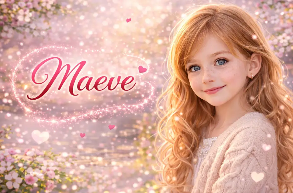 Maeve Girl Name With Stylish Fonts