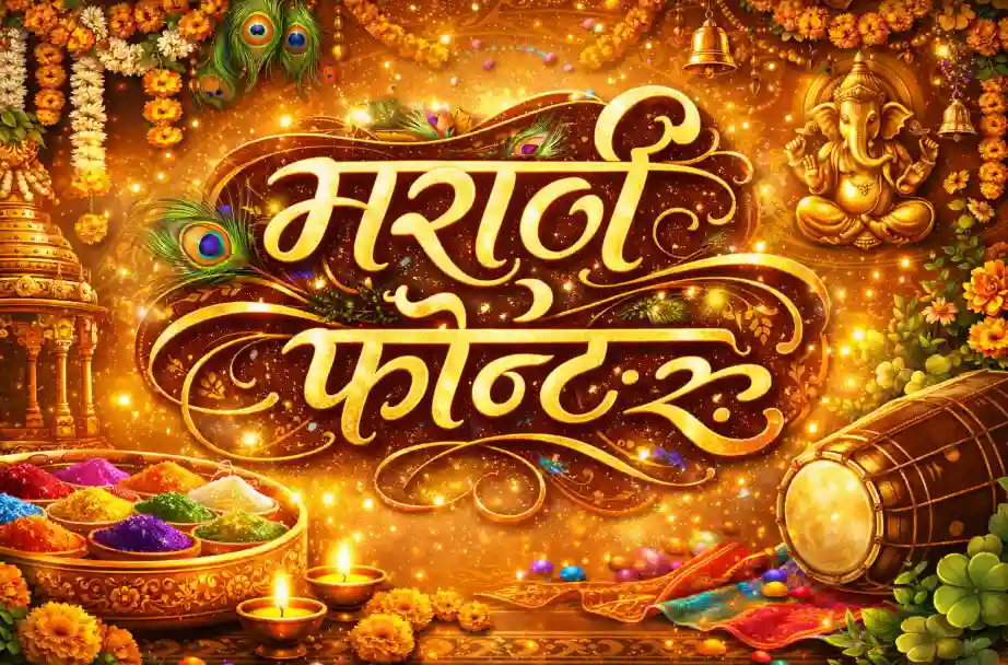 Marathi Calligraphy Font Generator