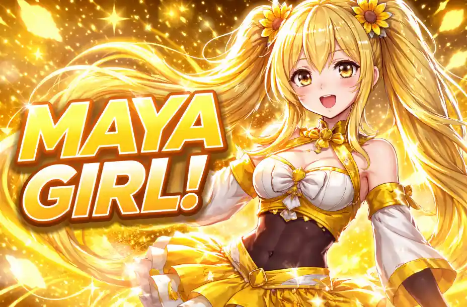 Maya Girl Name Fancy Text