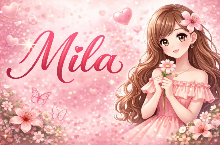 Mila Name Stylish Font