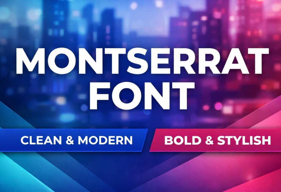 Montserrat Font Generator