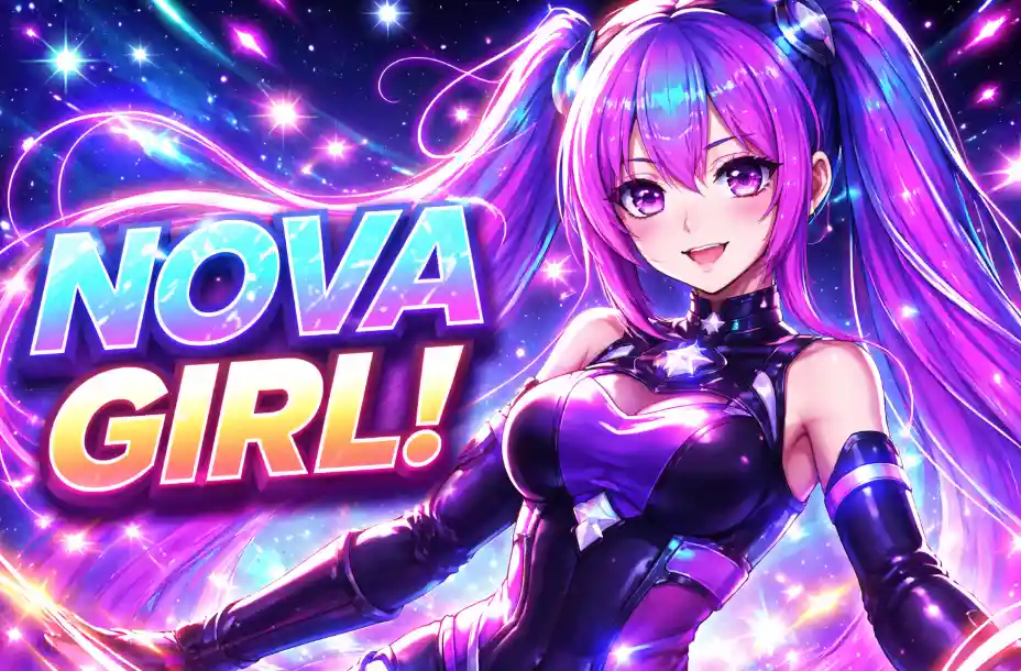 Nova Girl Name Stylish Font