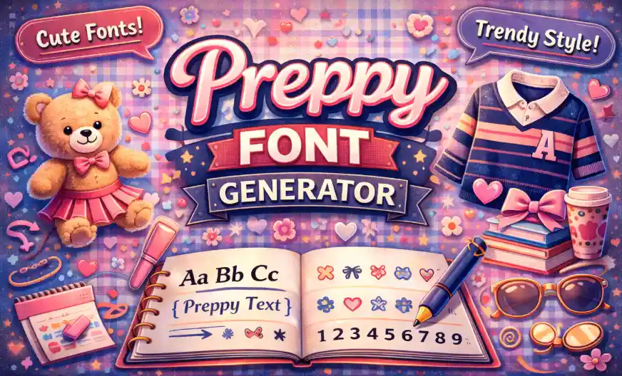 Preppy Font Generator
