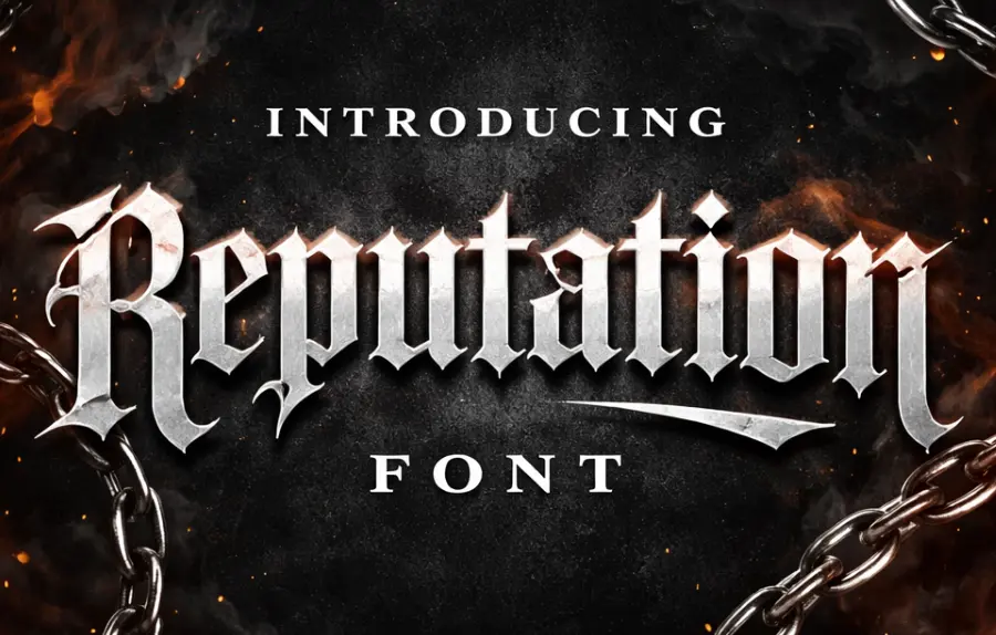 Reputation Font Generator
