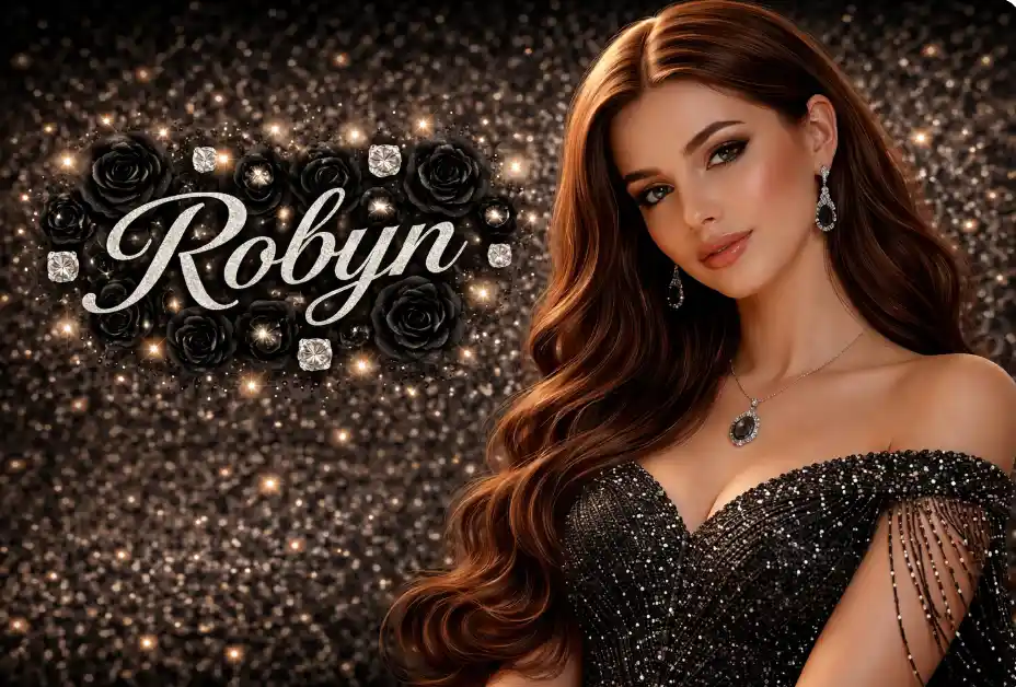 Robyn Name Typography Generator