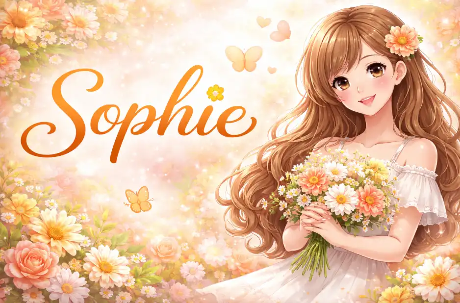 Sophie Name Stylish Font