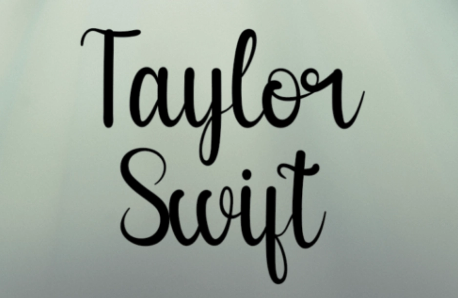 Taylor Swift Font Generator