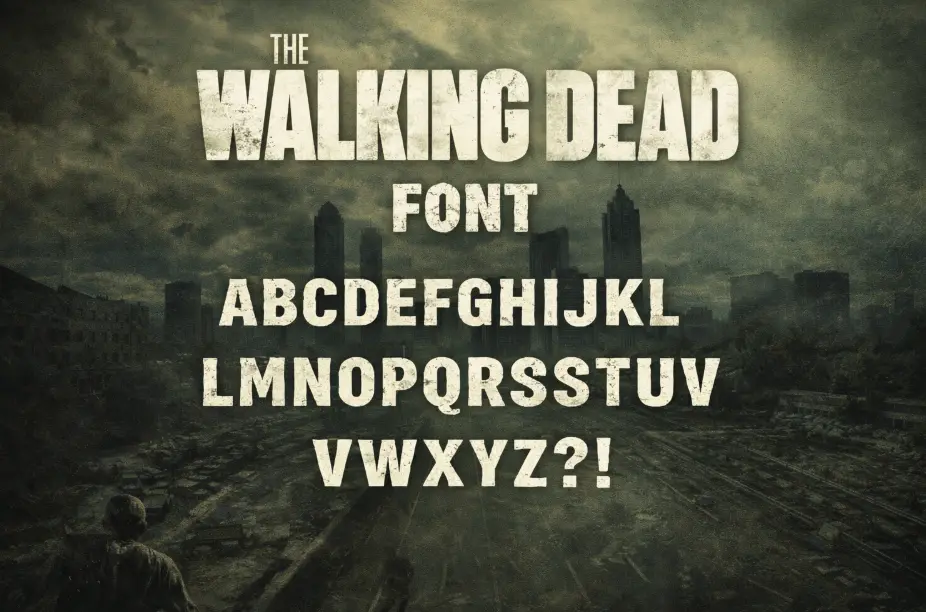 The Walking Dead Font Generator