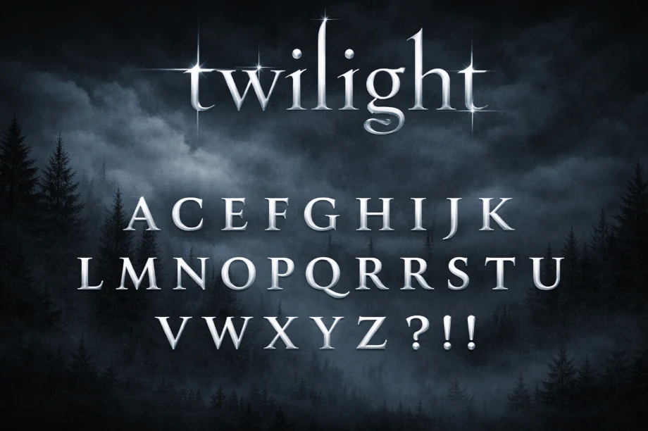 Twilight Font Generator