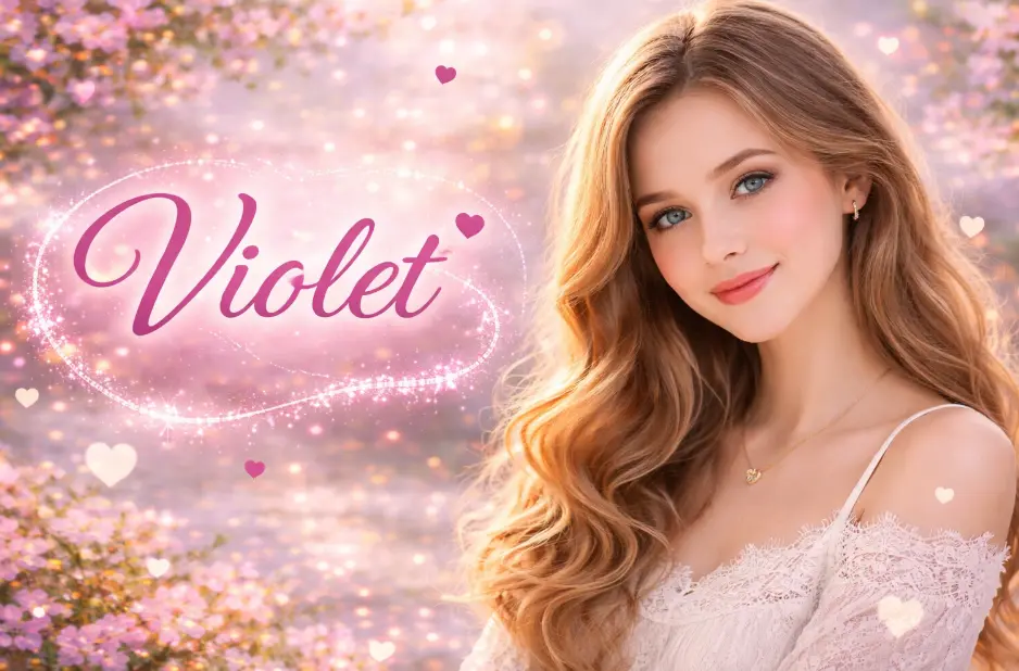 Violet Girl Name Fancy Text Generator