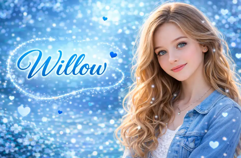 Willow Stylish Name Writing for Girls