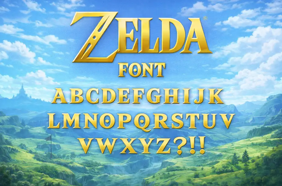 Zelda Font Generator