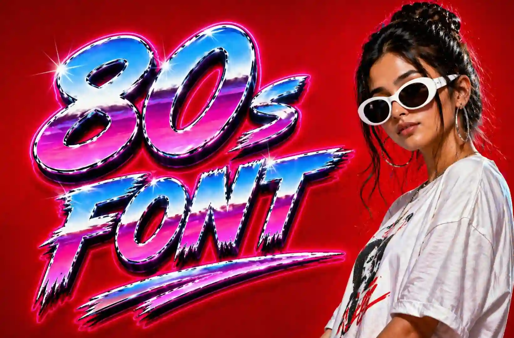 80s Font Generator