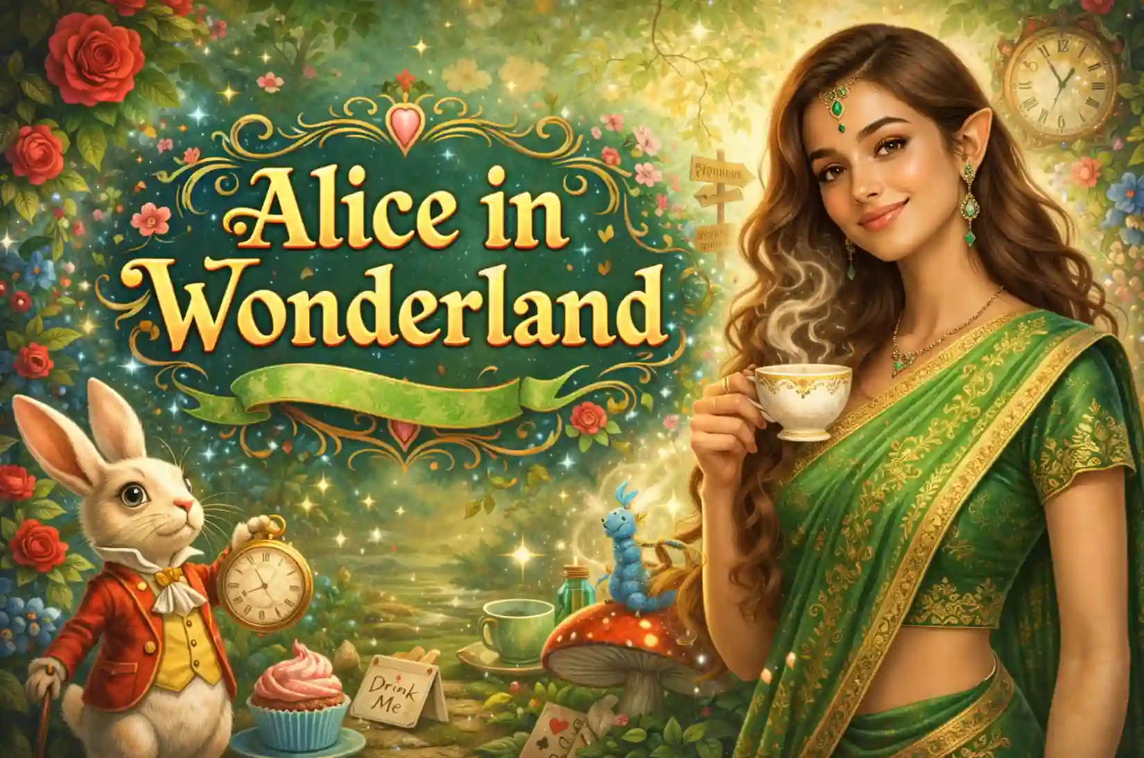 Alice in Wonderland Font Generator