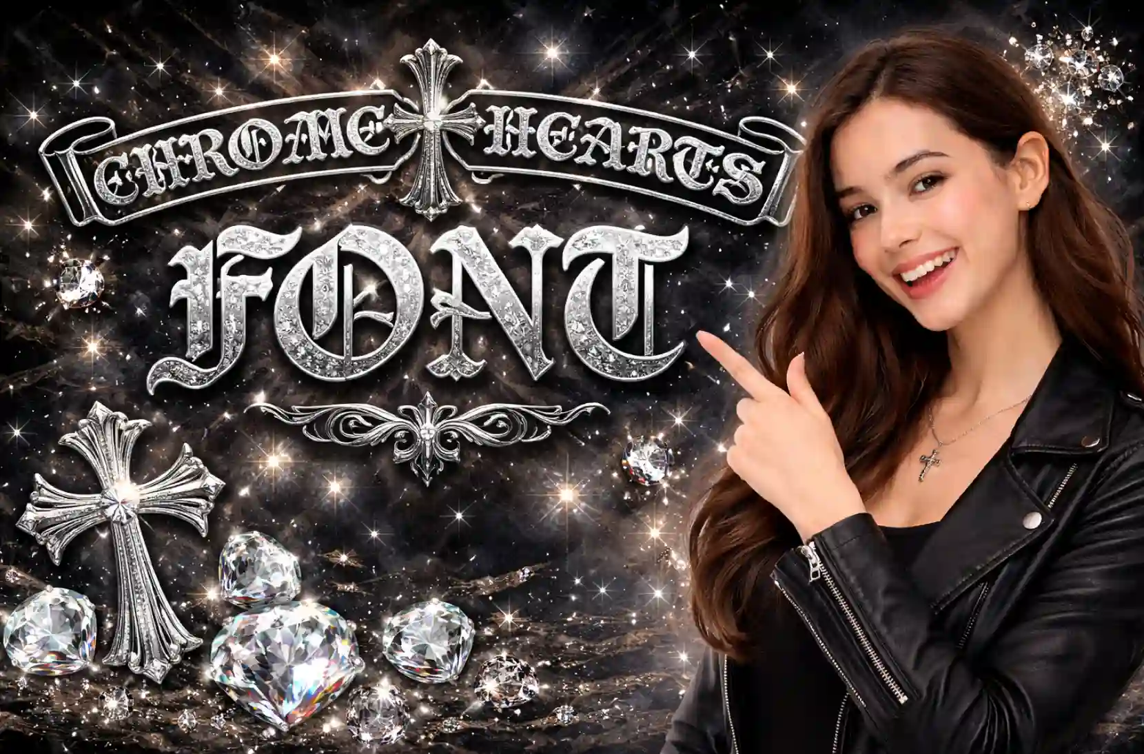 Chrome Hearts font Generator