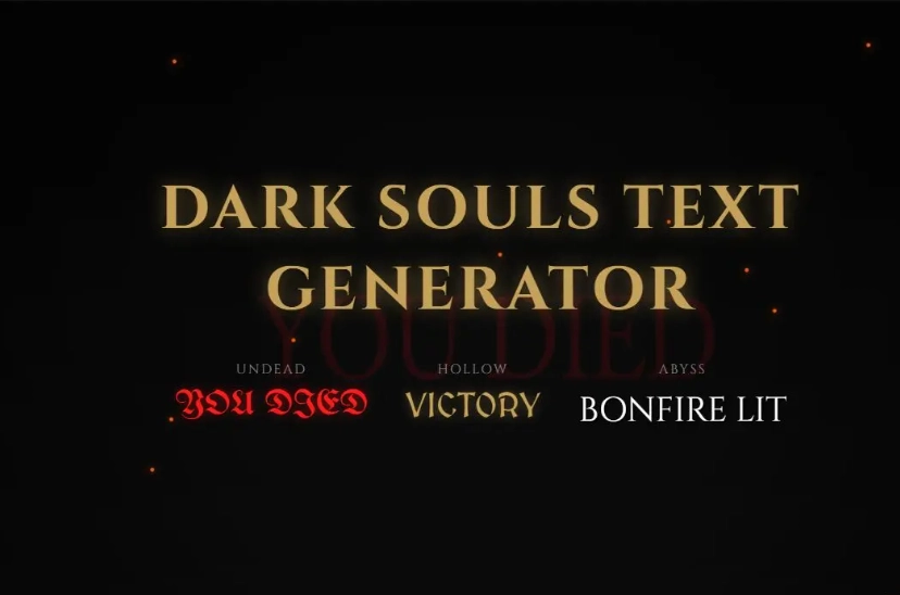Dark Souls Text Generator