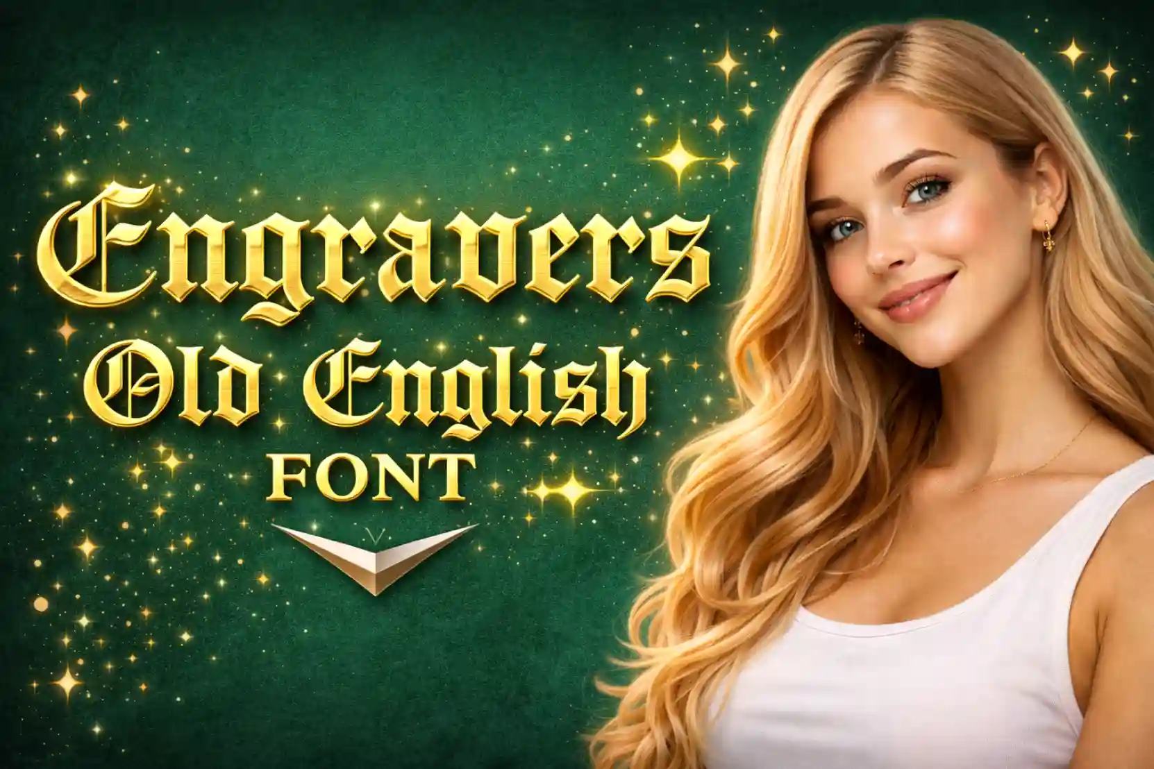 Engravers Old English Font Generator