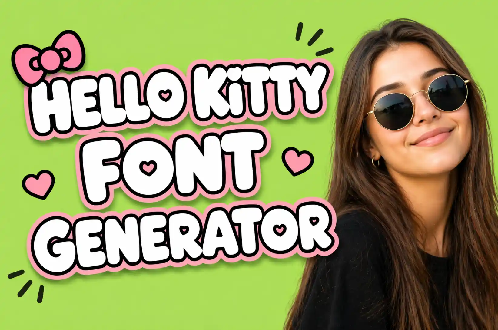 Hello Kitty Font Generator