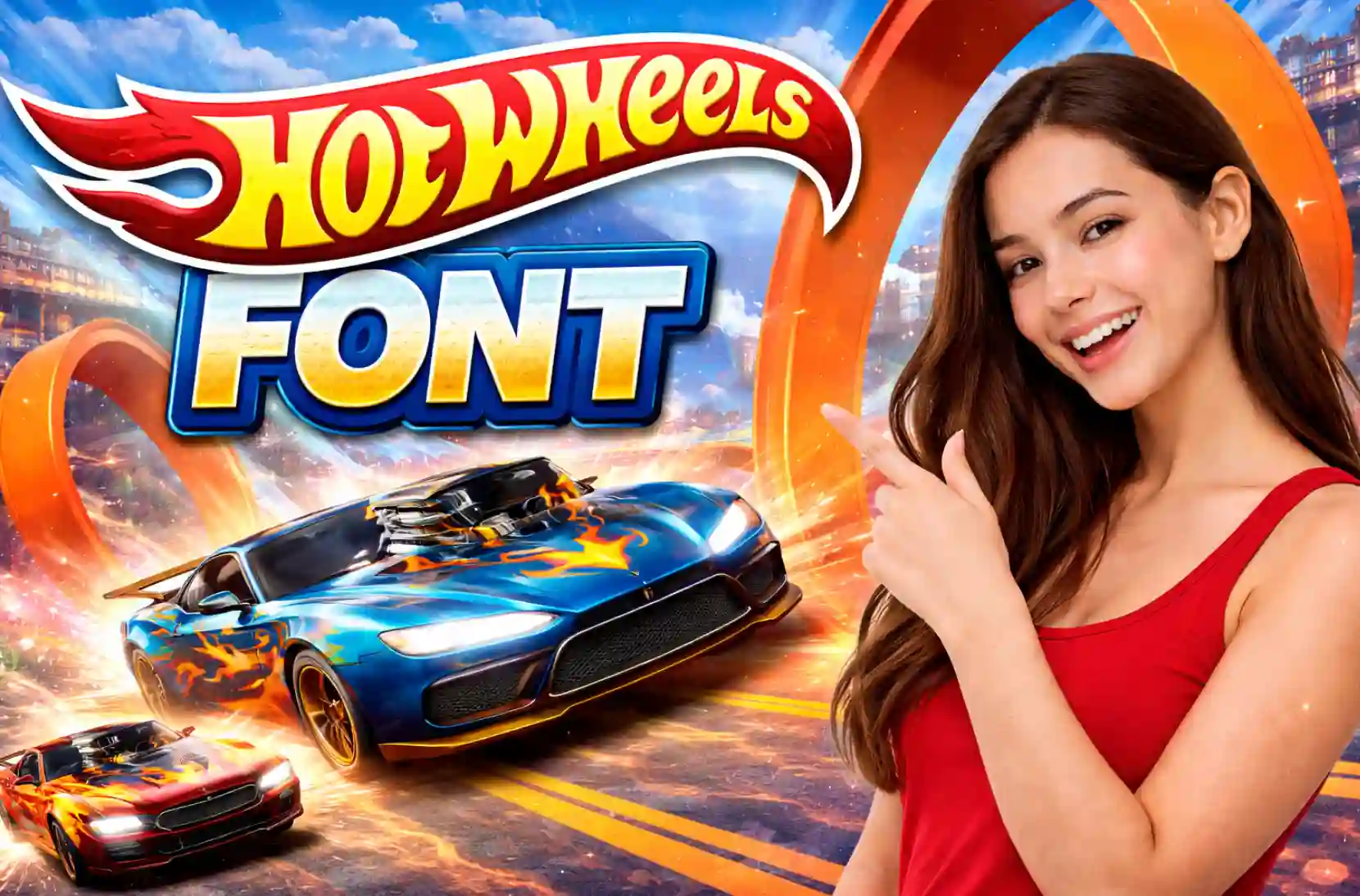 Hot Wheels Font Generator