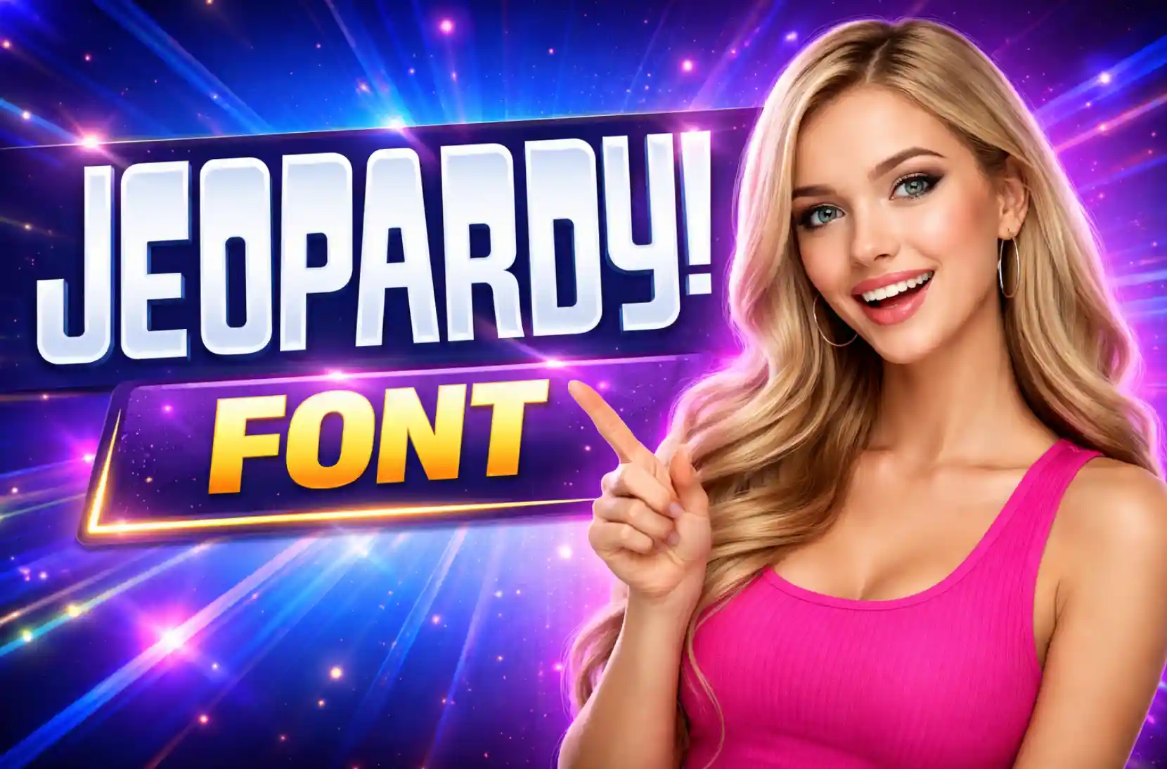 Jeopardy Font Generator