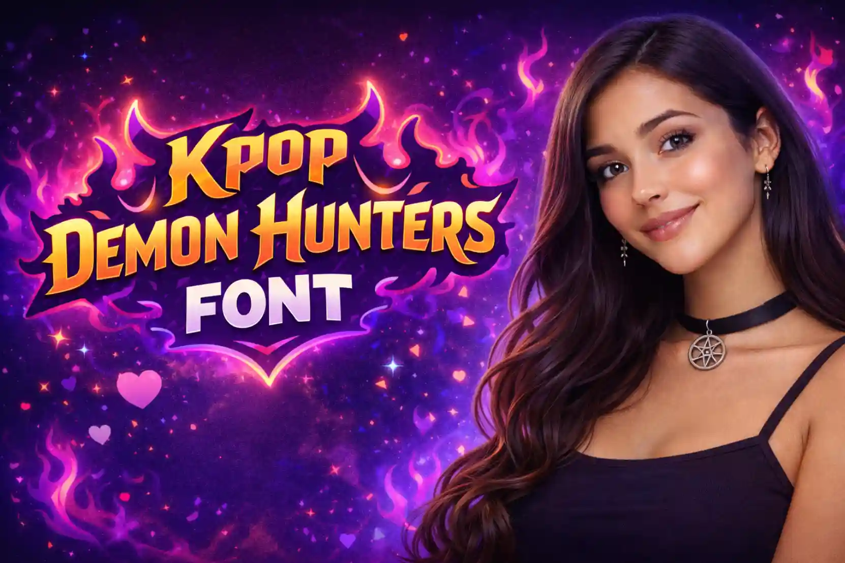 Kpop Demon Hunters Font Generator