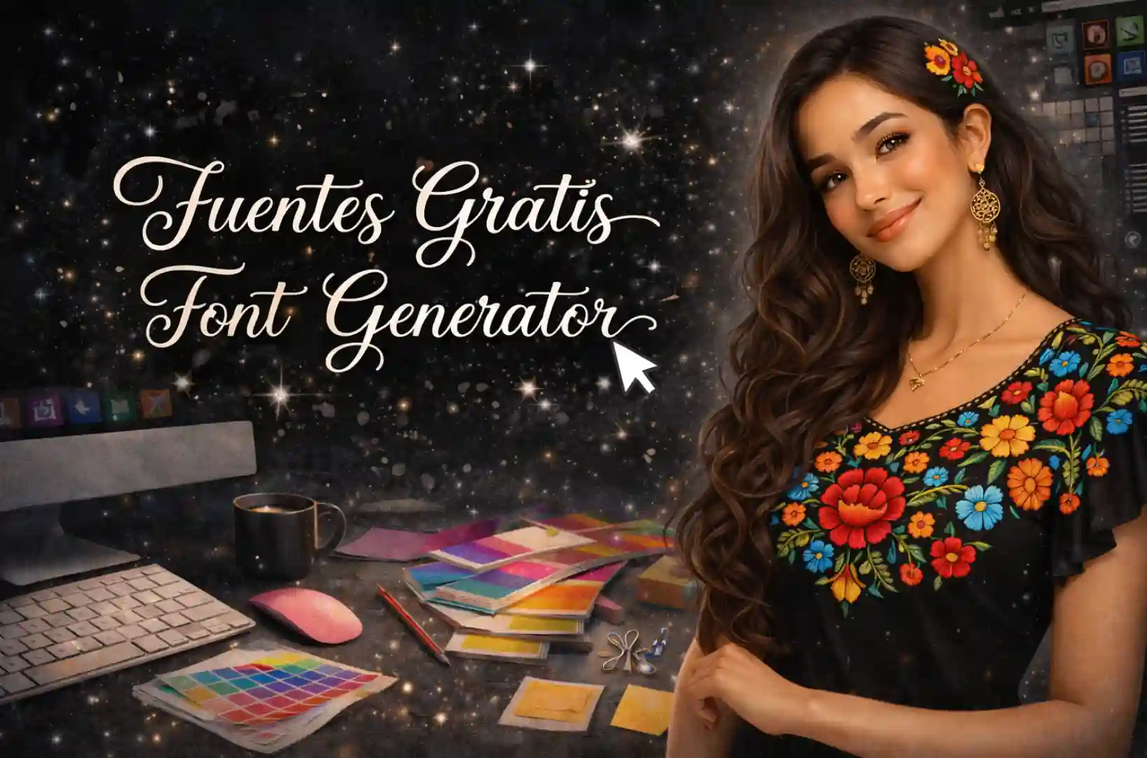 Letras Cursivas Font Generator