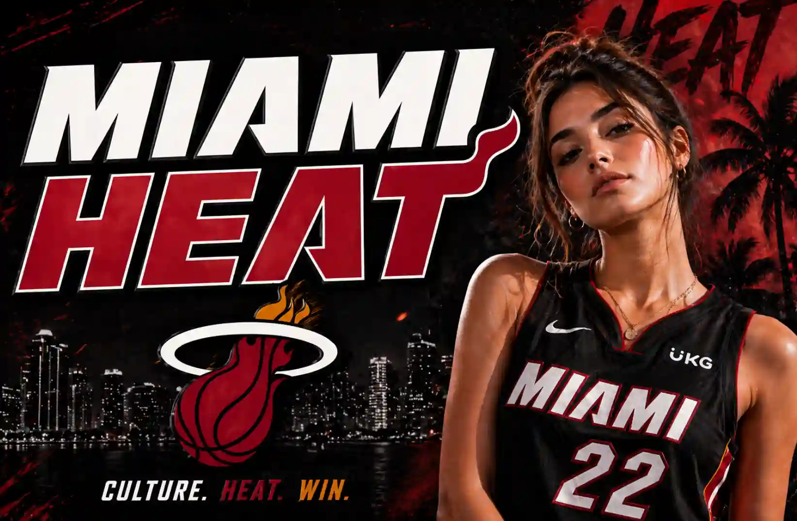 Miami Heat Font Generator