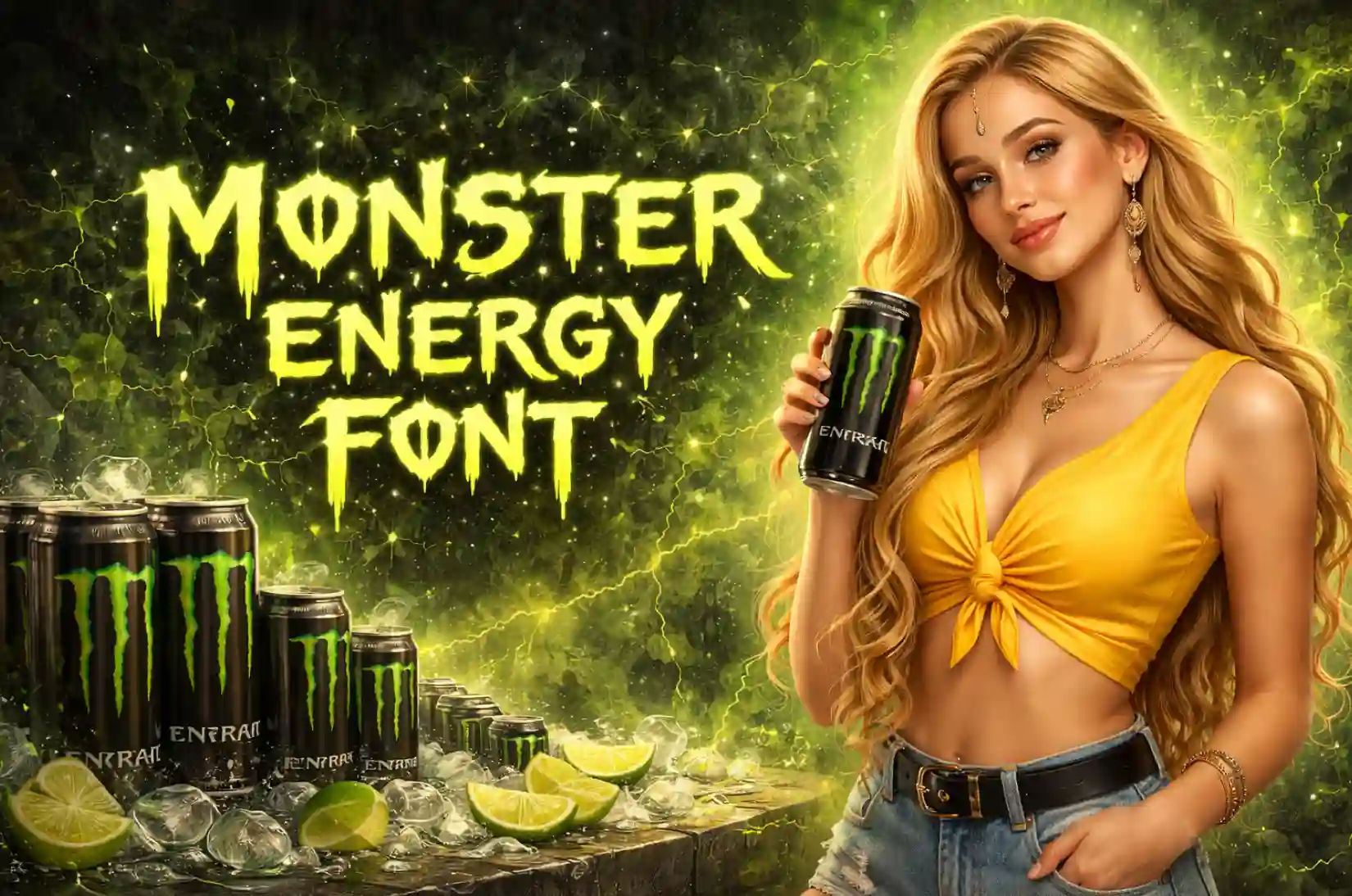 Monster Energy Font Generator